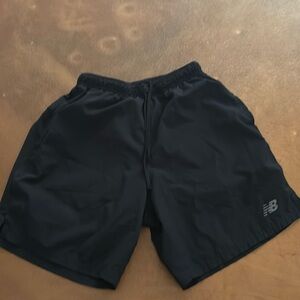 Black new balance shorts